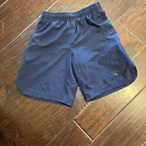 Nike Kids Dark Blue Athletic Shorts
